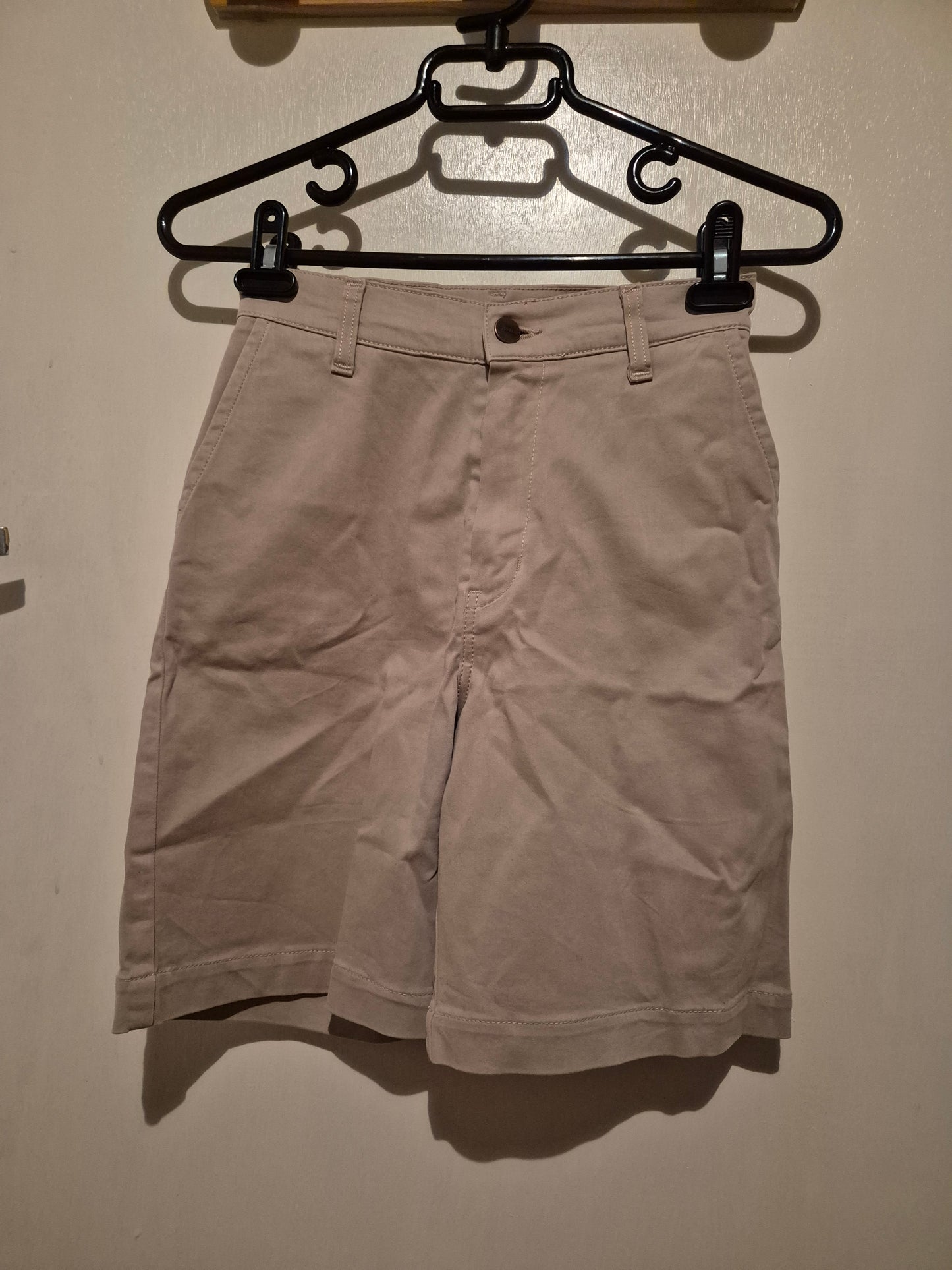 Short ajusté taille haute sable – Lucette