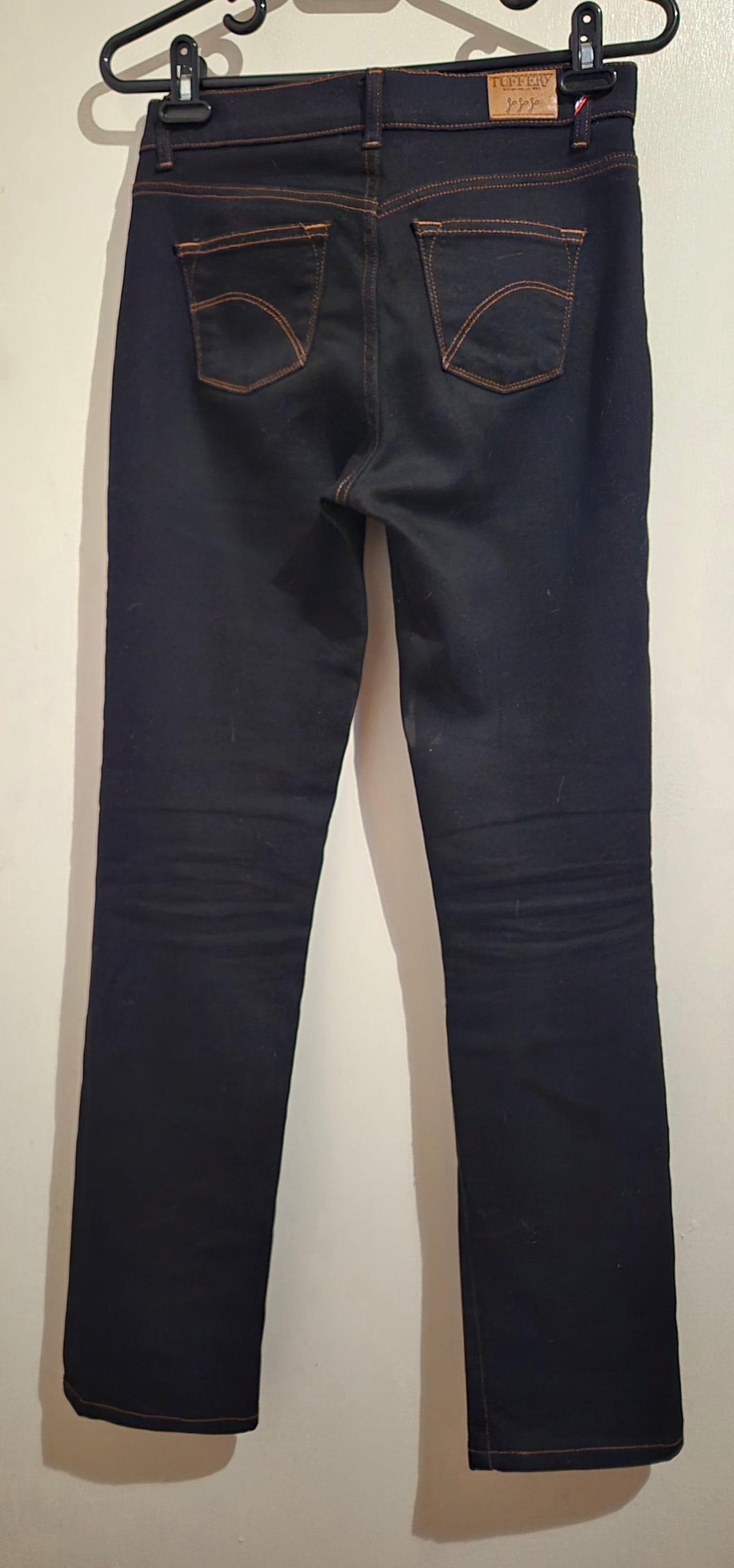 Jean droit ajusté Noir - Augusta