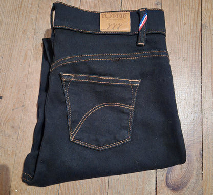 Jean droit ajusté Noir - Augusta