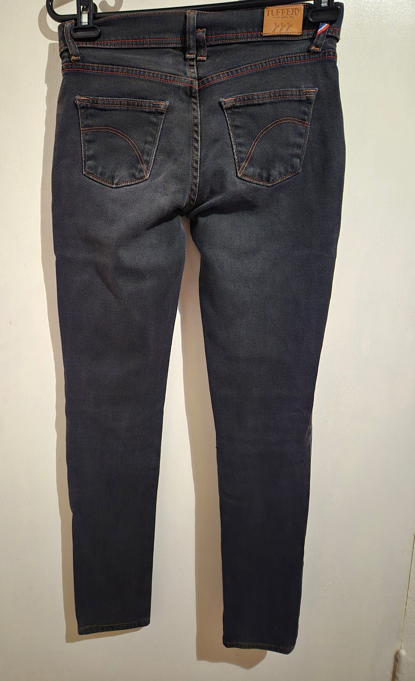 Jean slim taille standard Noir - Mathilde