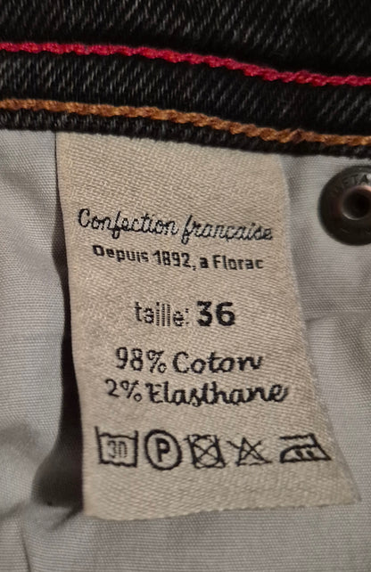 Jean slim taille standard Noir - Mathilde