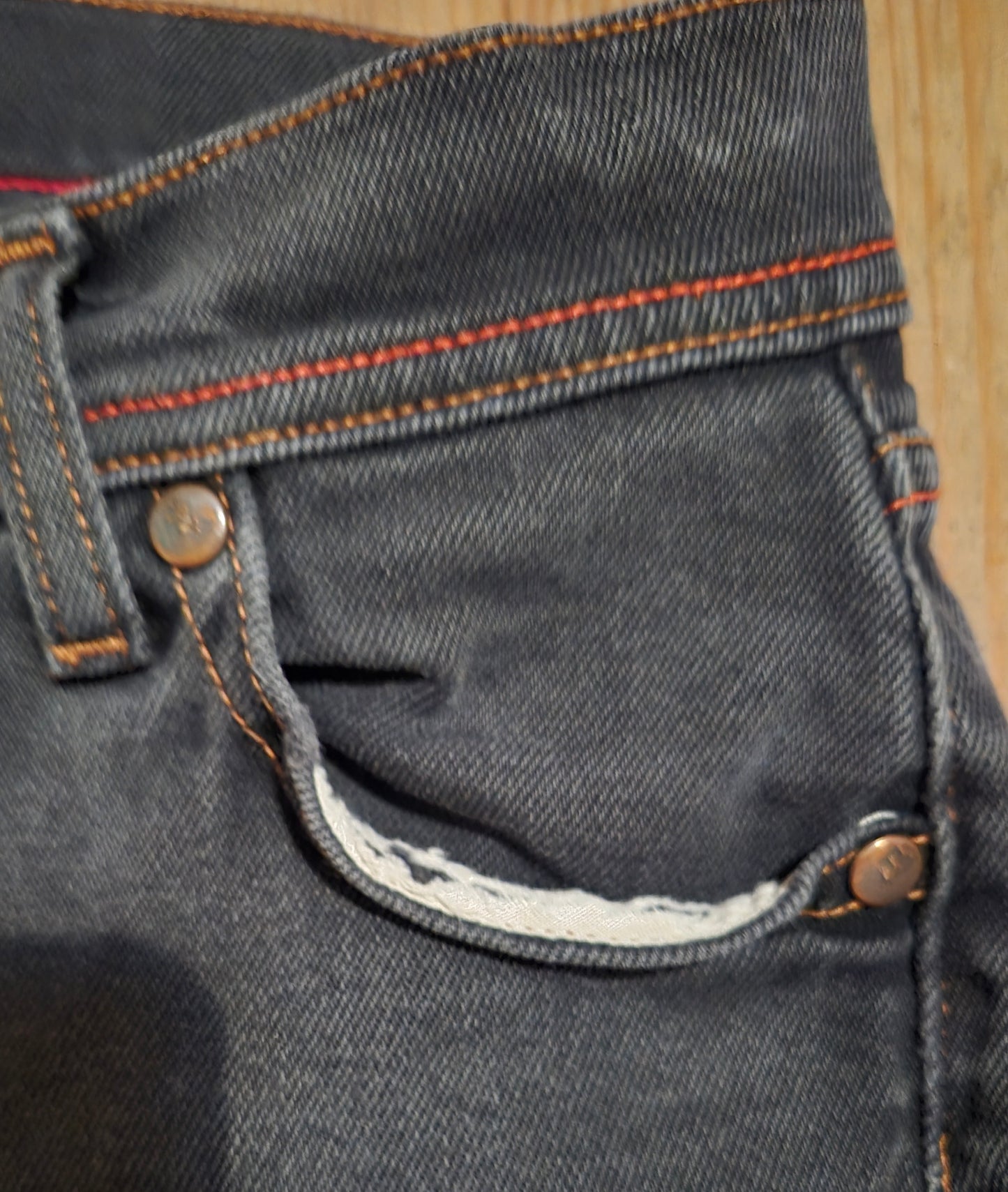 Jean slim taille standard Noir - Mathilde