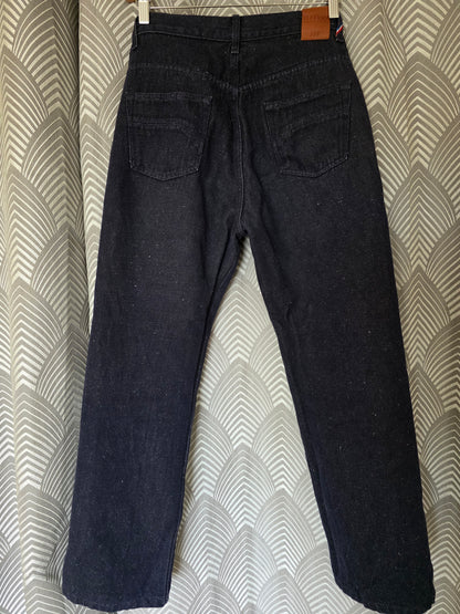 Jean unisexe large taille haute chanvre – Désiré