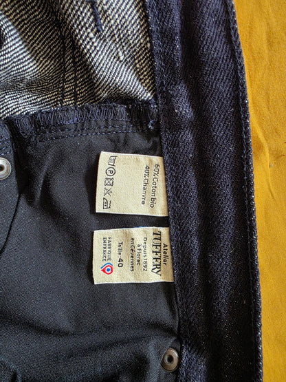 Jean unisexe large taille haute chanvre – Désiré