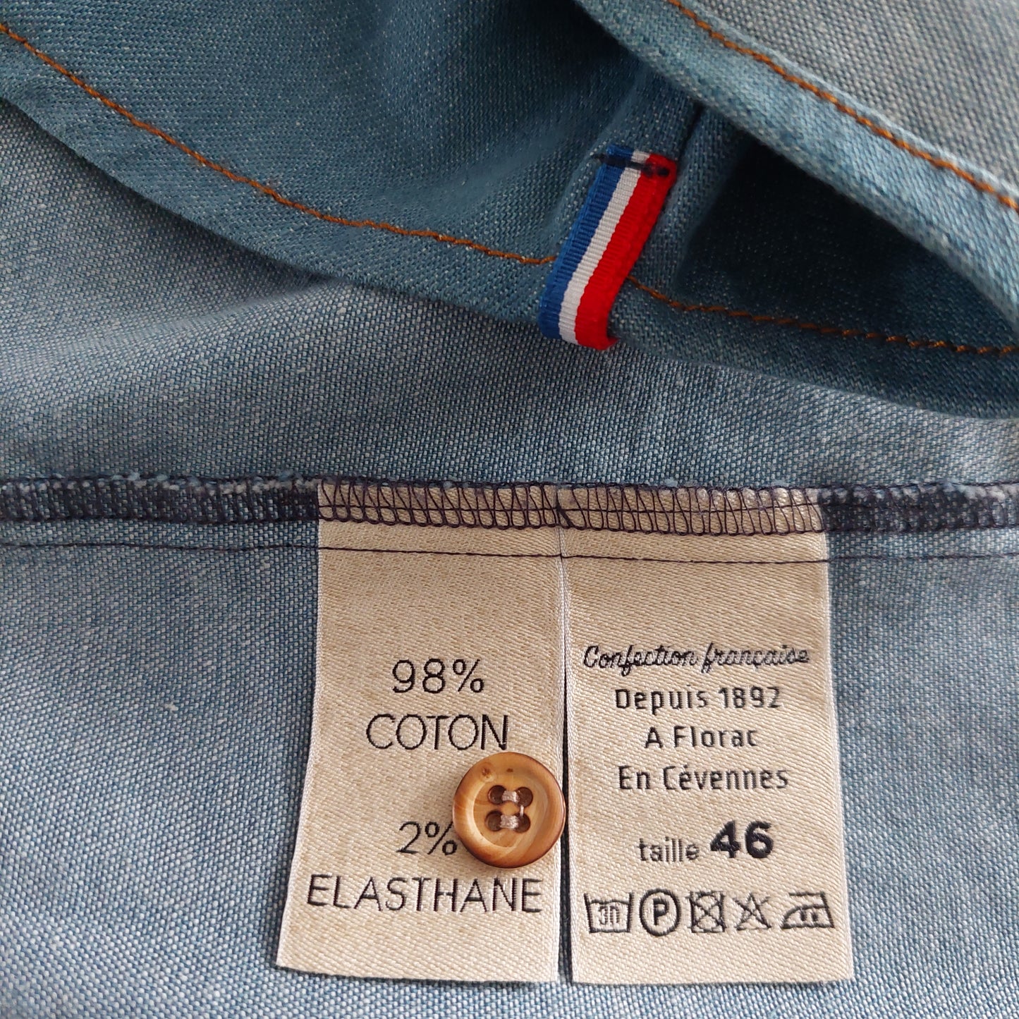 Chemise en jean clair - Cévennes
