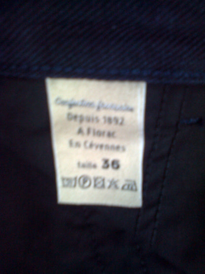 Chino ajusté taille haute Alpine 100% Lin Français - Léonie