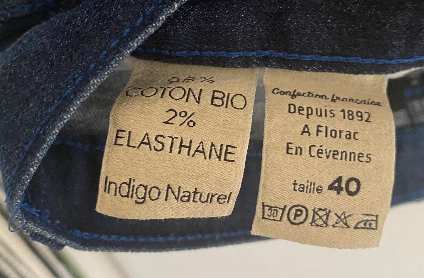 Jean slim taille haute Coton Bio Alpine - Marianne