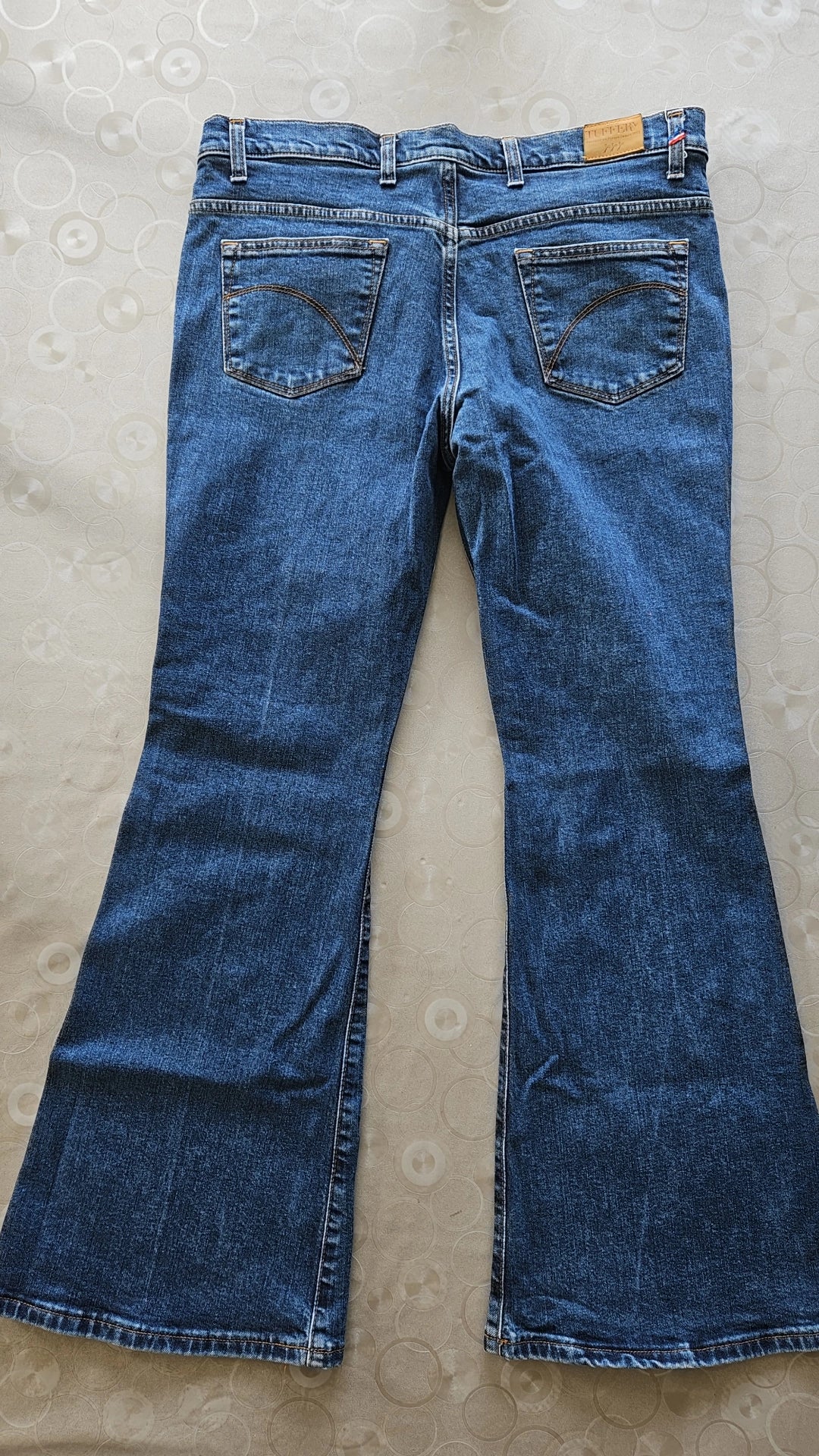 Jean femme flare taille semi-haute Stonewashed - Margot