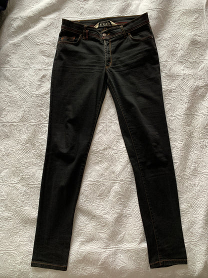 Jean slim taille standard Noir - Mathilde