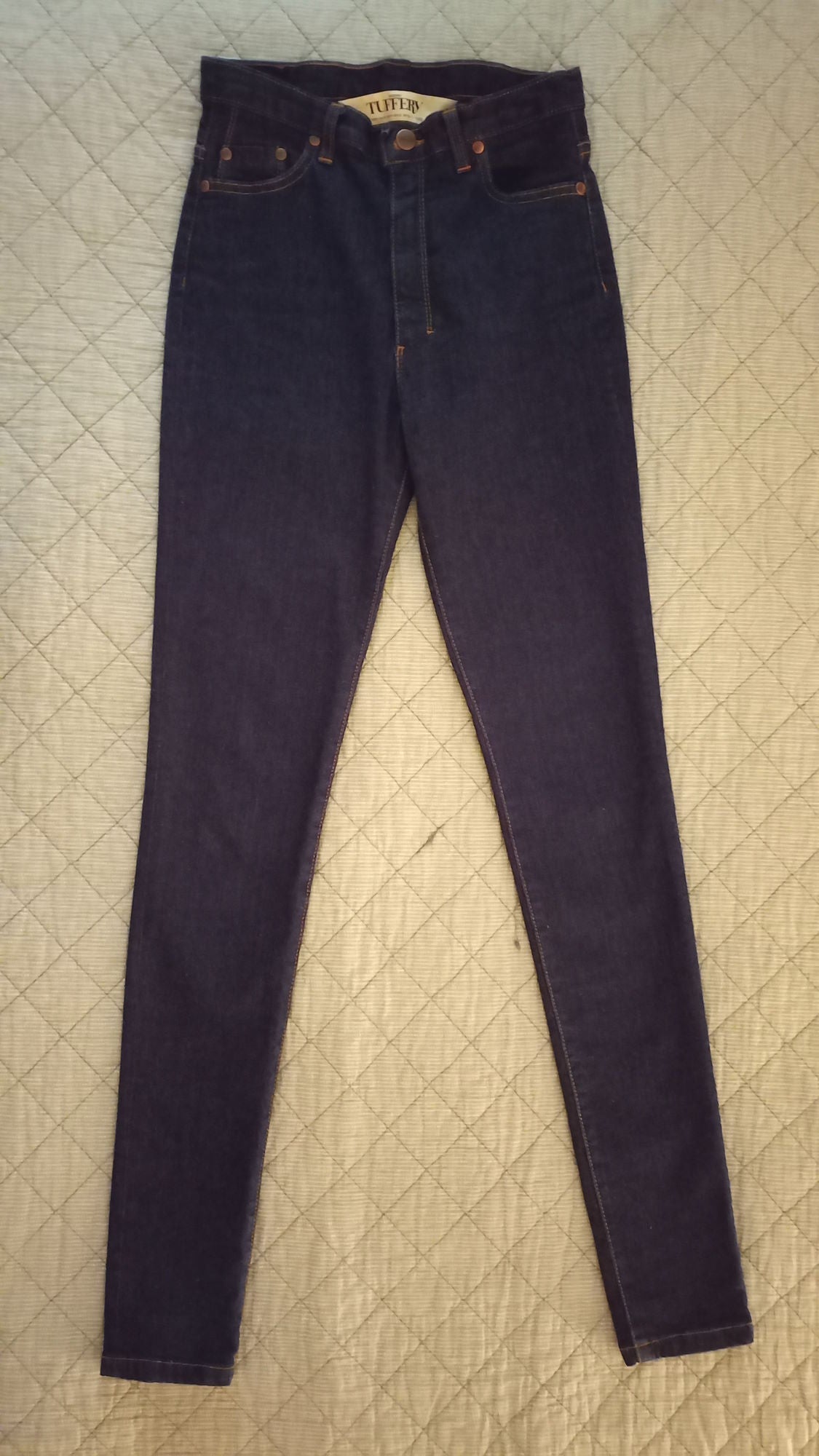 Jean slim taille haute Coton Bio - Marianne