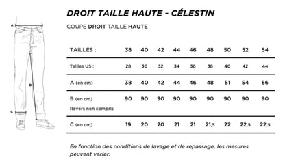Jean droit Noir - Célestin