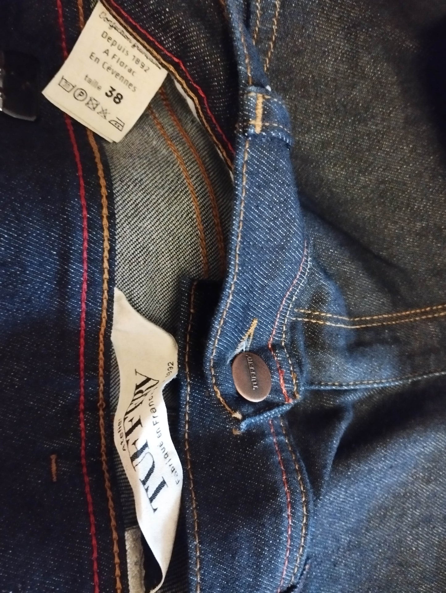 Jean femme slim taille standard Bleu - Mathilde