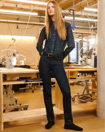 Jean coupe slim taille basse