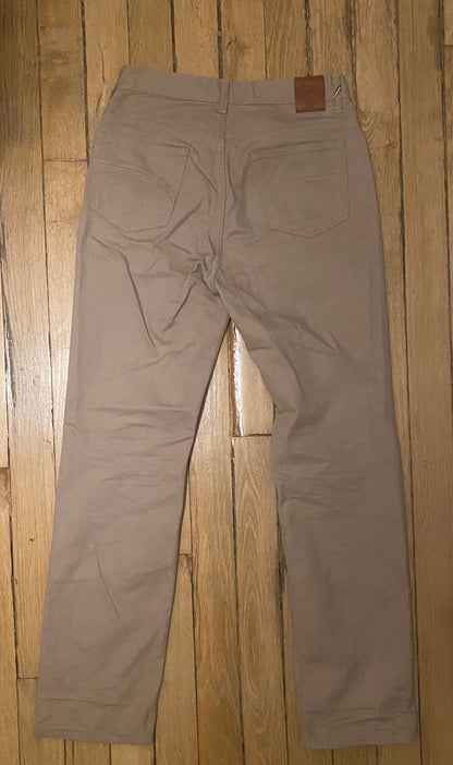 Jean droit taille haute beige - Célestin