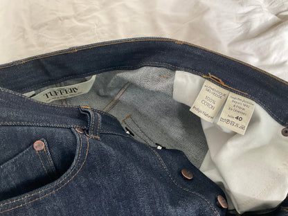 Jean large taille haute Selvedge - Désiré