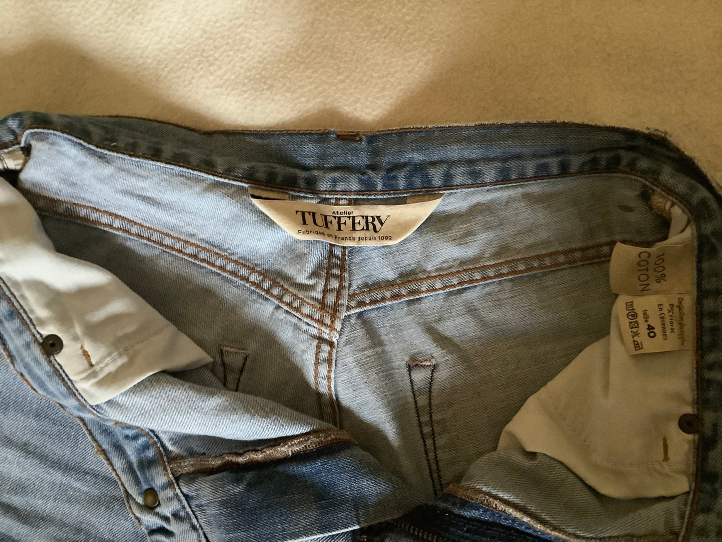 Short en jean taille haute - Aimé