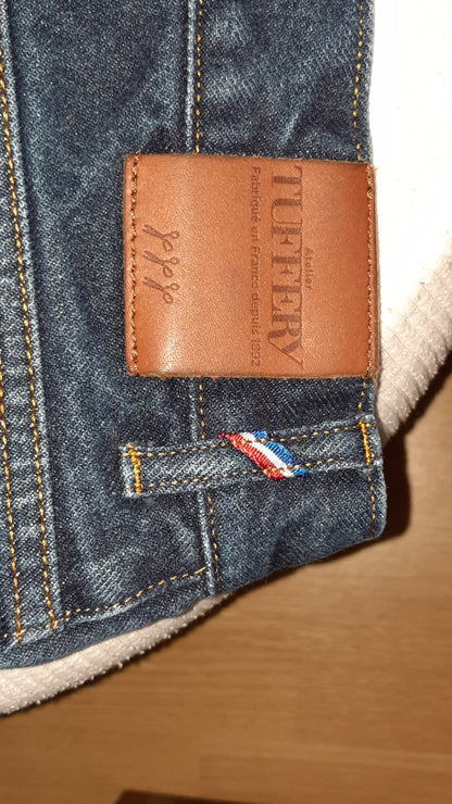 Jean homme droit taille haute Stonewashed - Célestin