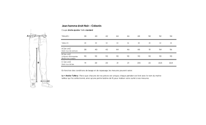 Jean droit Noir - Célestin