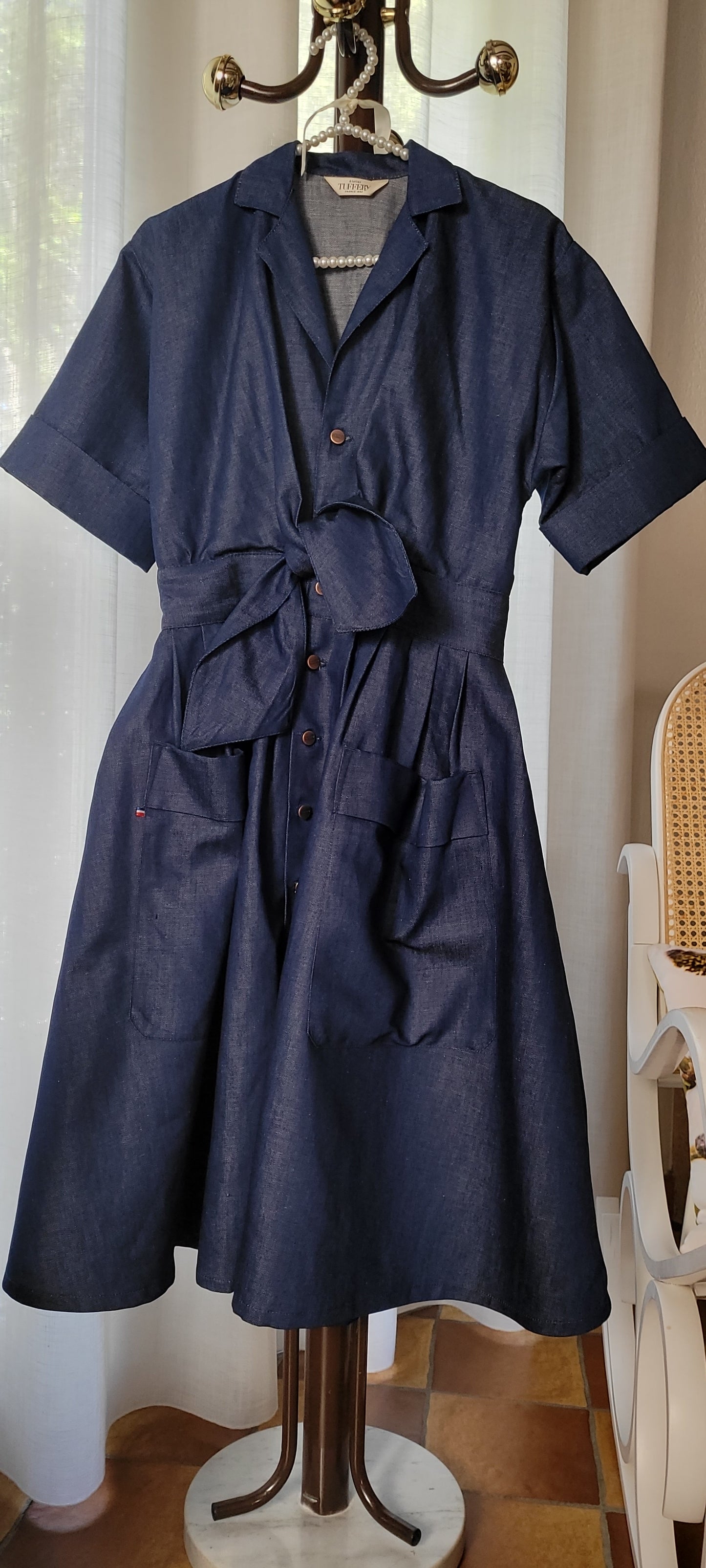 Robe en jean Lin Français - Paula