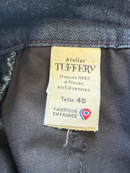 Chino ajusté taille haute Brut Coton Bio - Léonie