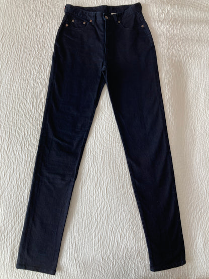 Jean slim Taille Haute Noir – Marianne