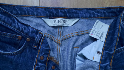 Jean droit taille haute stonewashed - Apolline