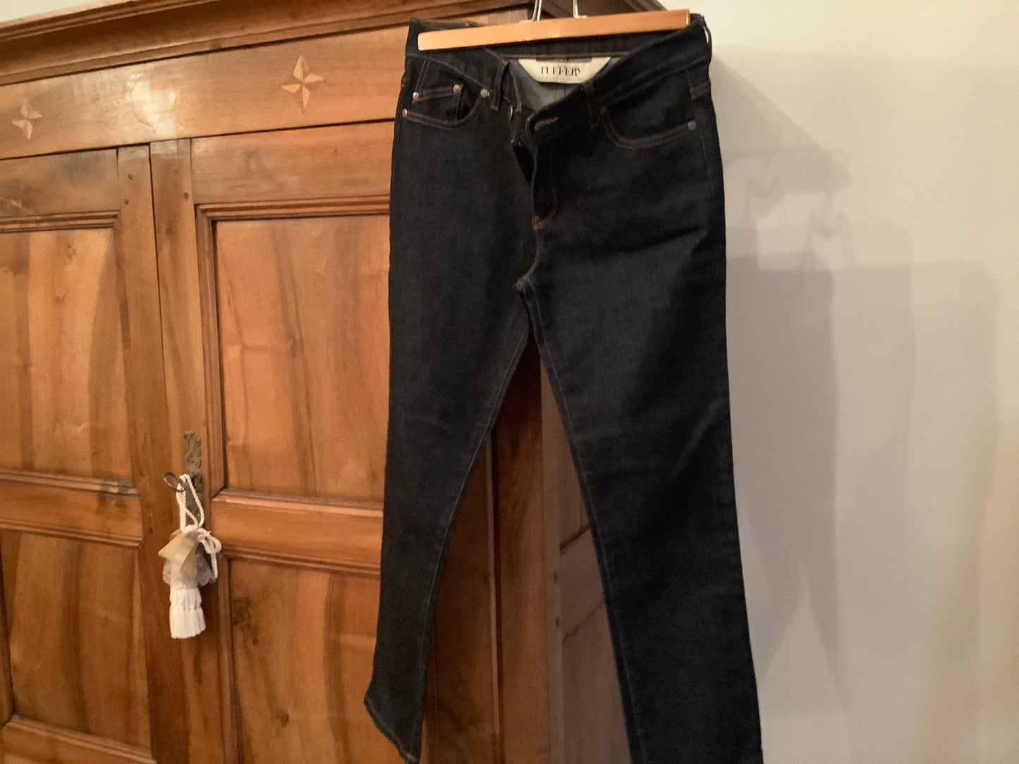 Jean droit taille haute Flex brut - Célestin