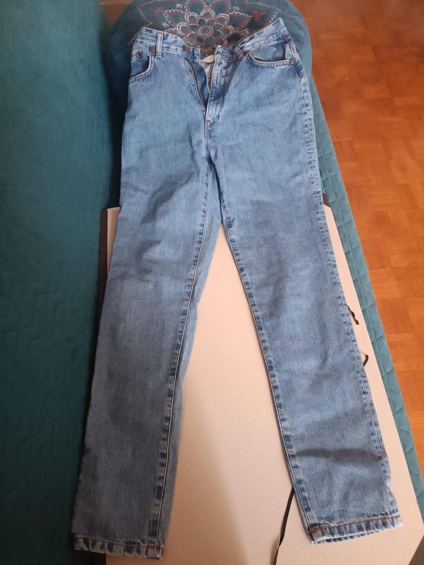 Jean mom taille haute Clair - Marthe