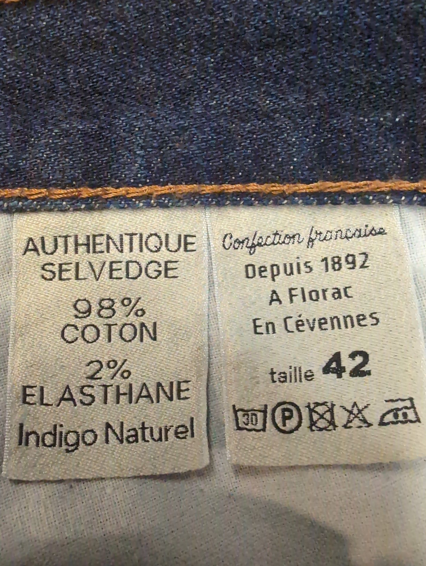 Jean slim Brut Selvedge - Augustin