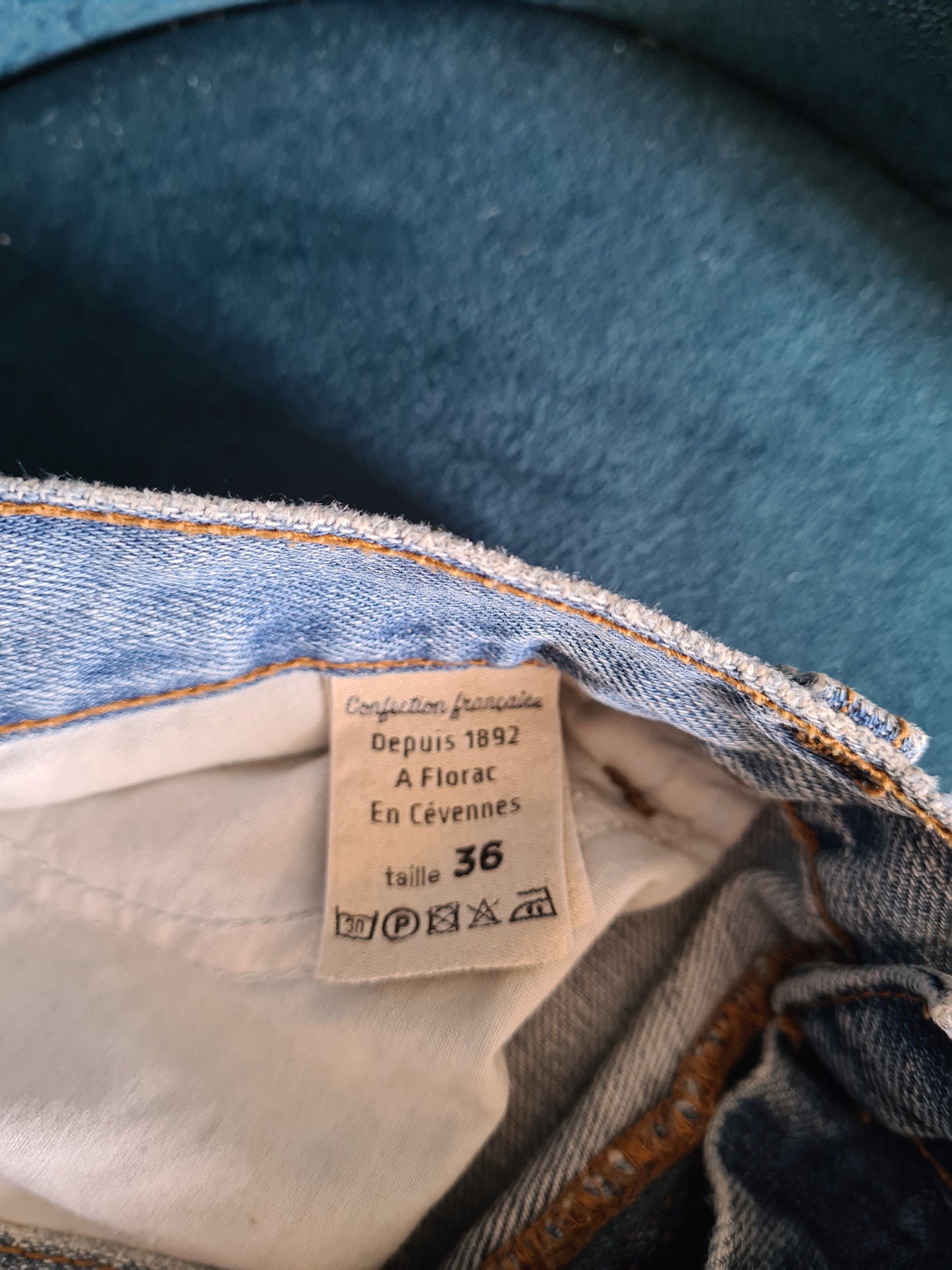 Jean mom taille haute Clair - Marthe
