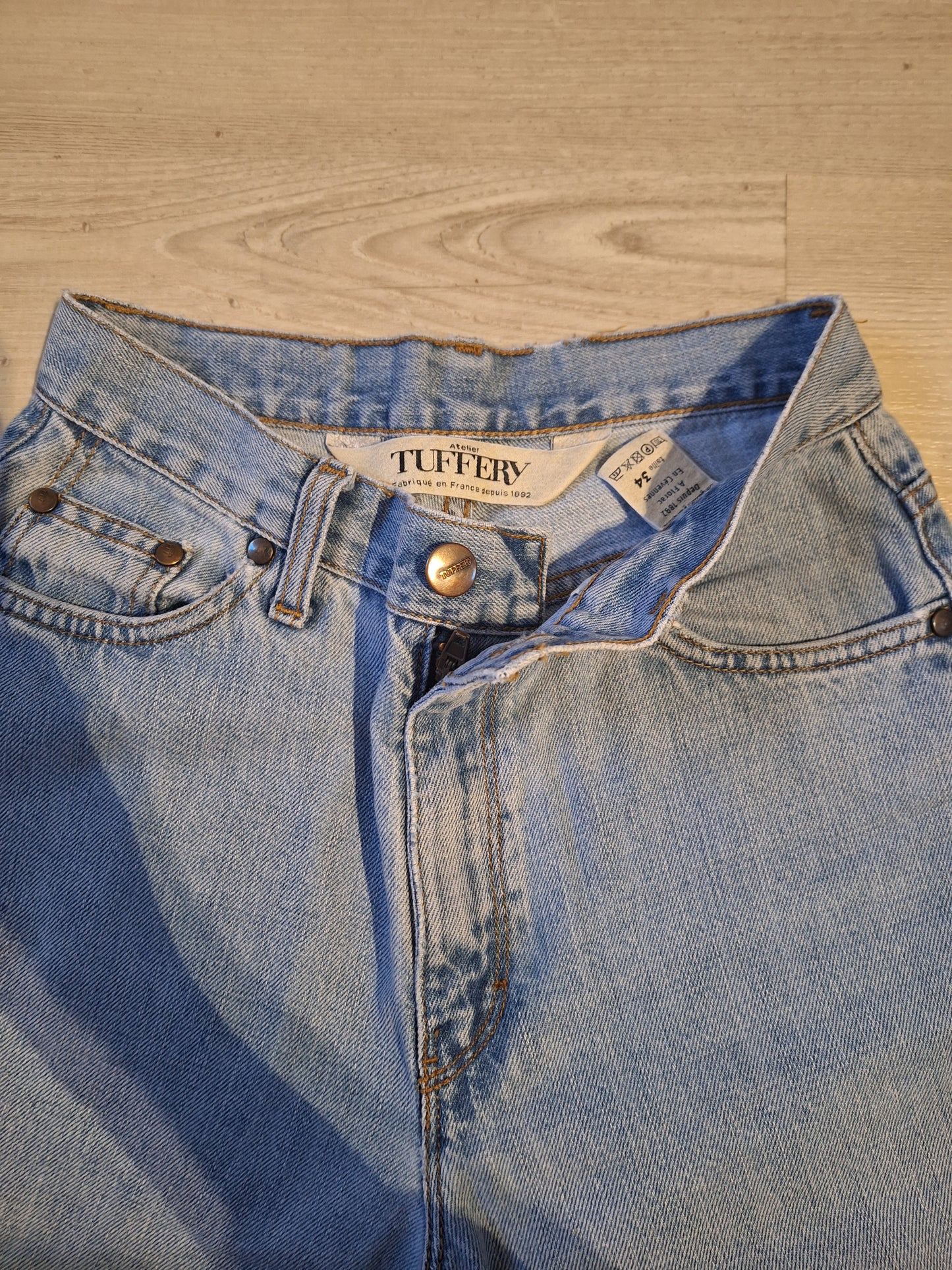 Jean mom taille haute Clair - Marthe