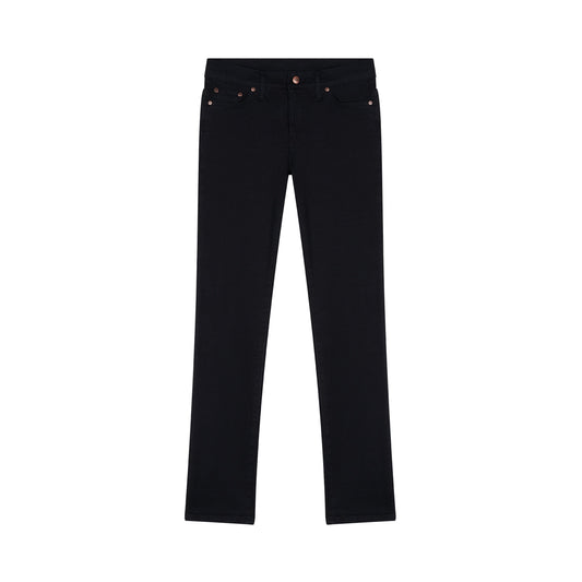 Black fitted straight jeans - Augusta