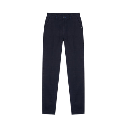 Chino ajusté taille haute Alpine 100% Lin Français - Léonie