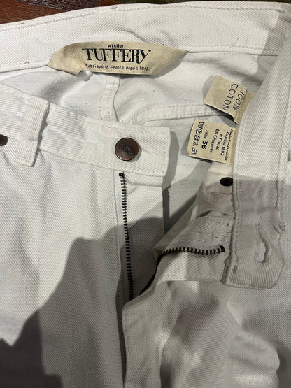Jean mom taille haute blanc - Marthe