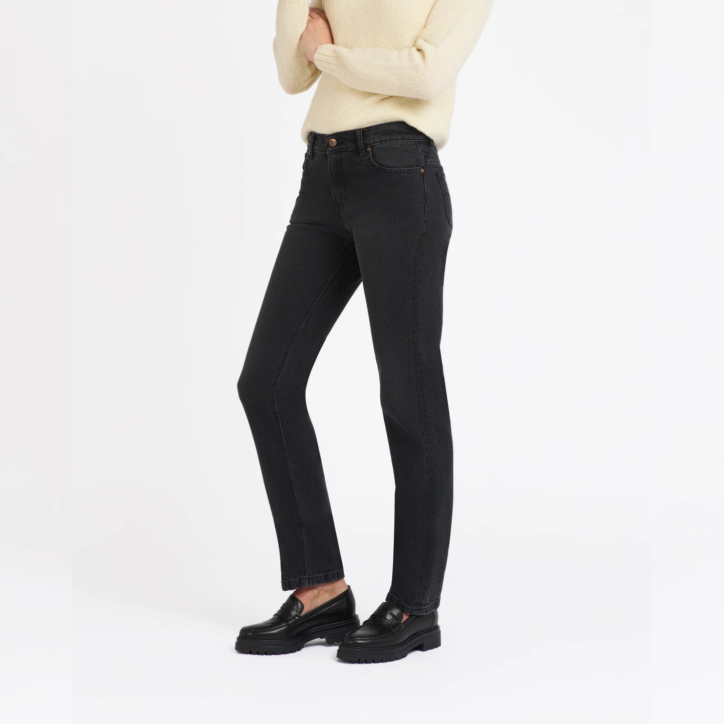 Augusta noir délavé