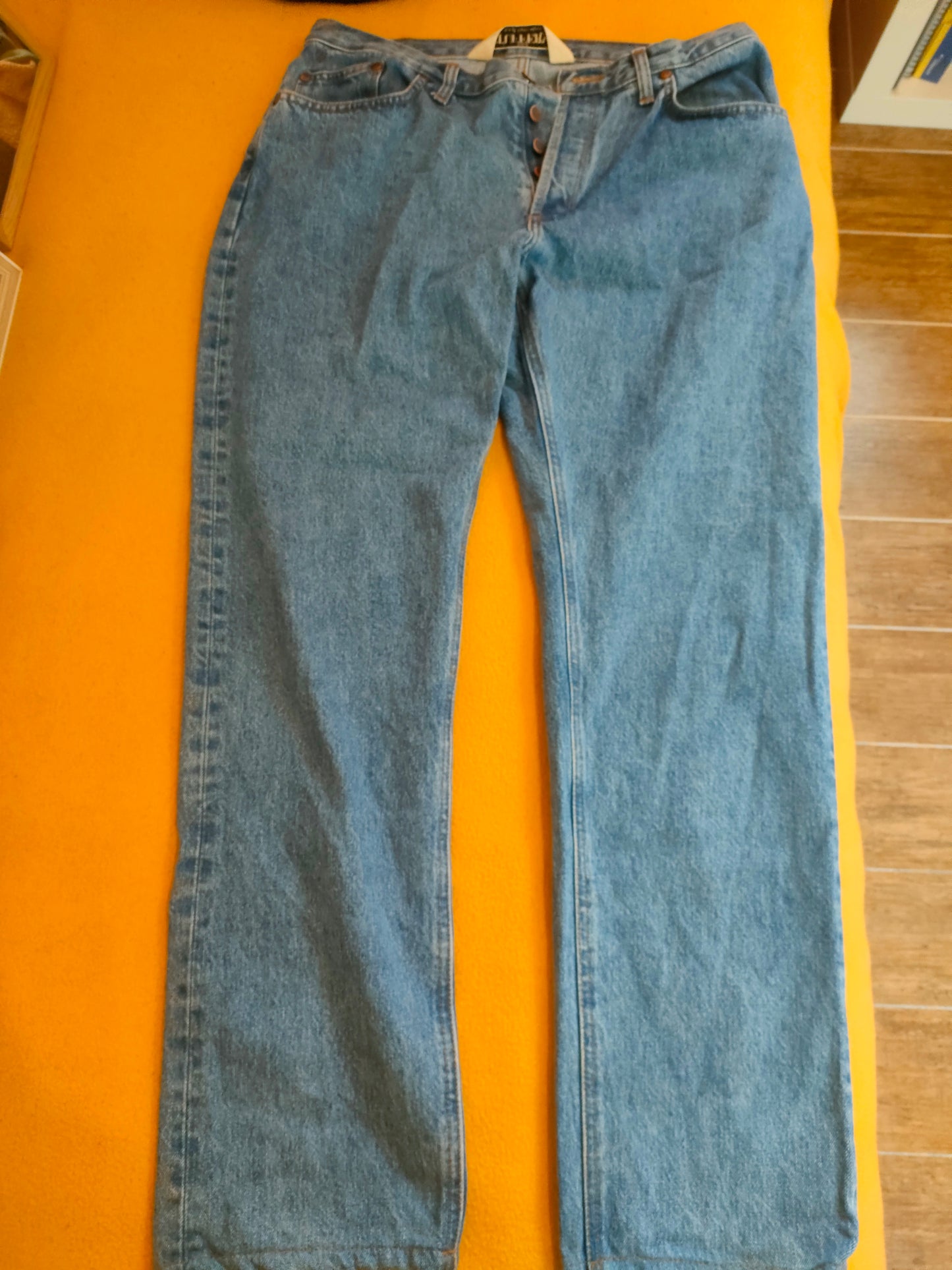 Jean droit taille haute clair – Apolline