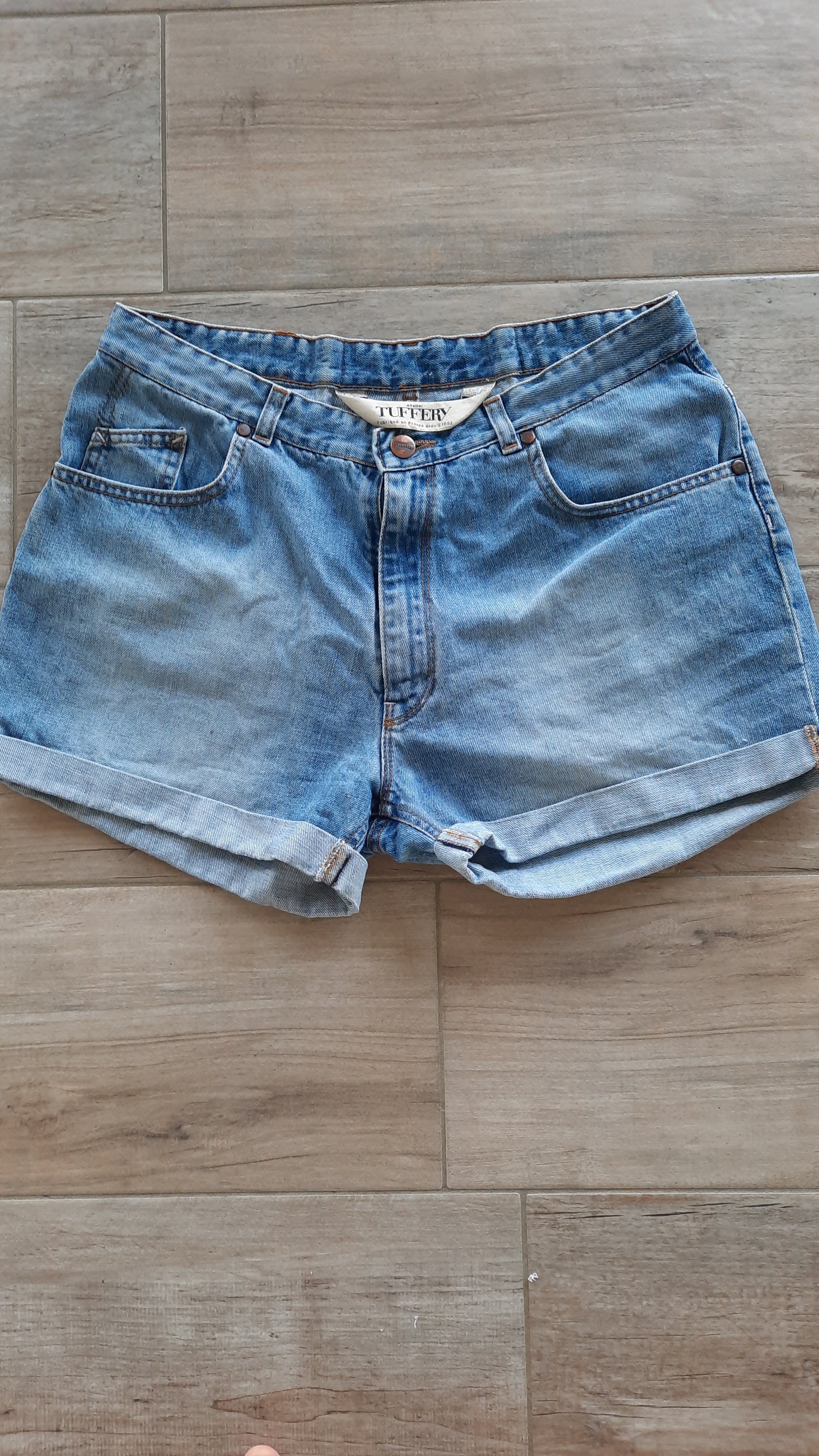 Short en jean taille haute - Aimé