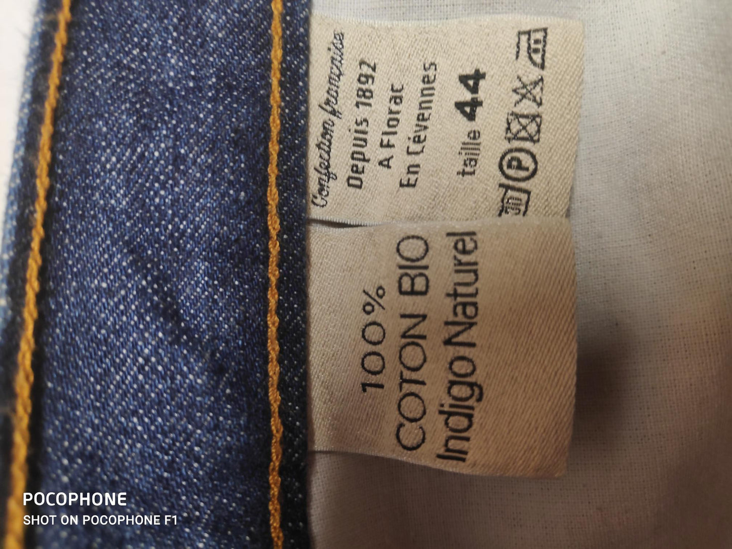 Jean mom taille haute Coton Bio - Marthe