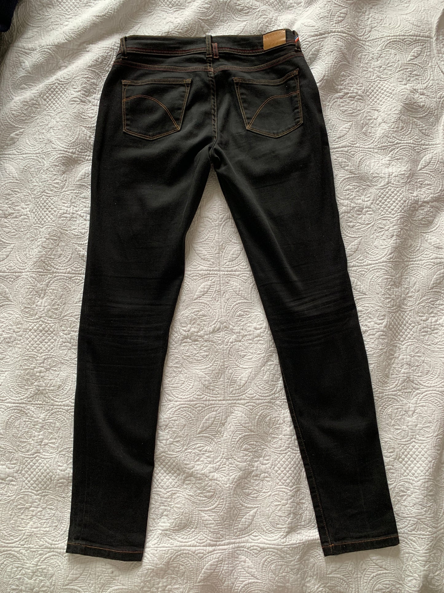 Jean slim taille standard Noir - Mathilde