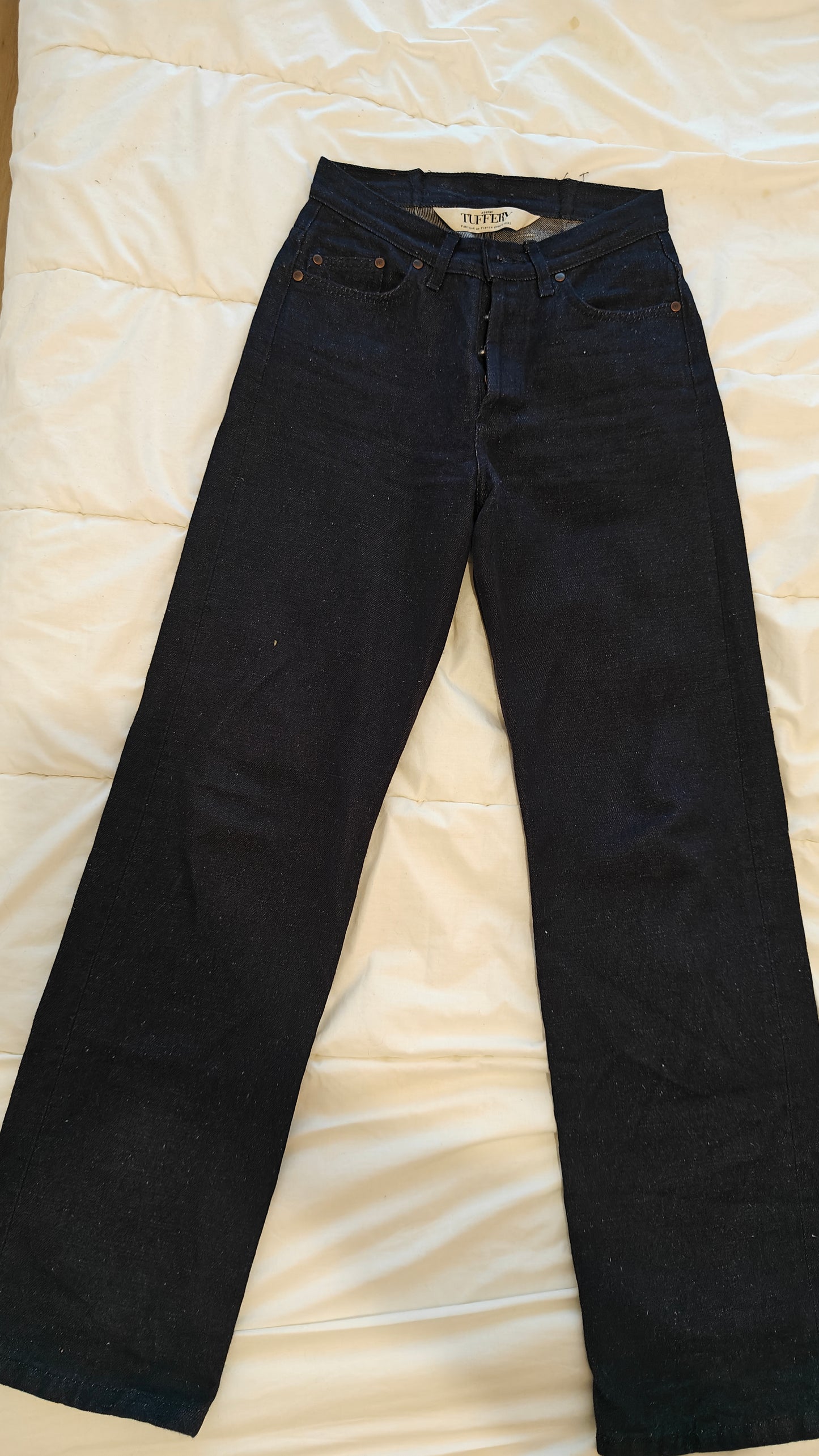 Jean unisexe large taille haute chanvre – Désiré