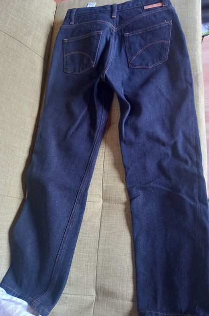 Jean droit taille haute laine – SAINT JAMES x Atelier TUFFERY – Apolline