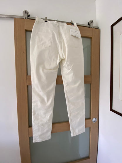 Jean mom taille haute blanc - Marthe