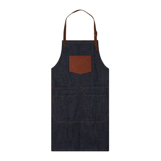 Tablier en jean Brut - Long