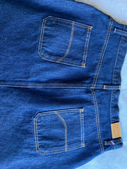 Jupe trapèze en jean brut – Juliette