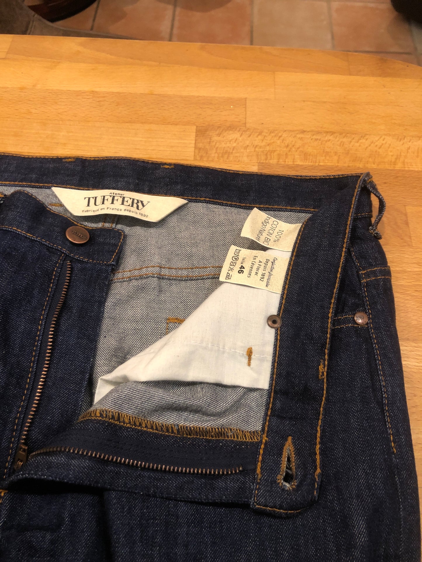 Jean mom taille haute Coton Bio - Marthe