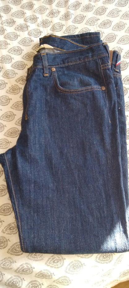 Jean homme droit taille haute brut - Célestin