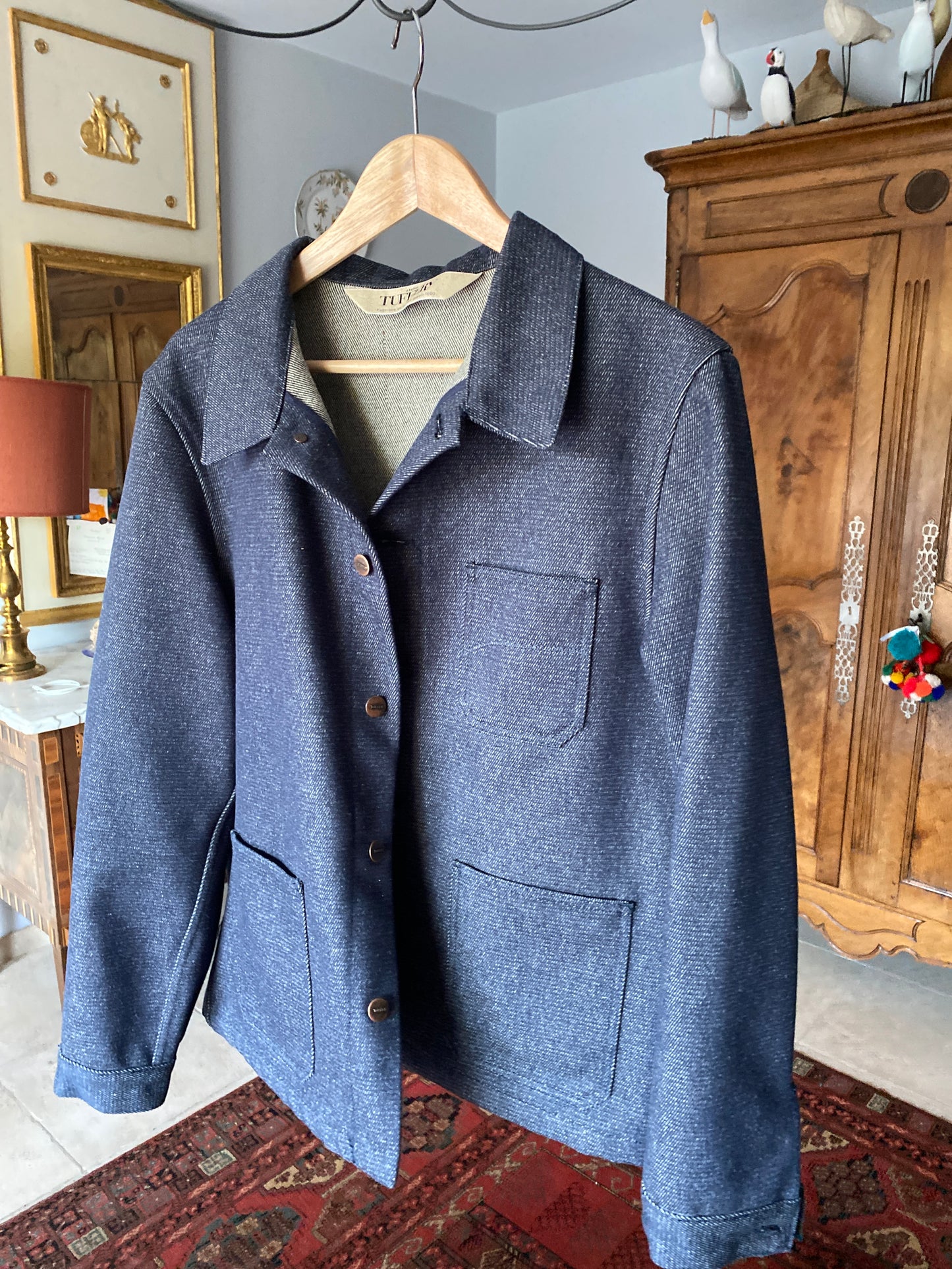 Veste en jean Laine Française - Méjean