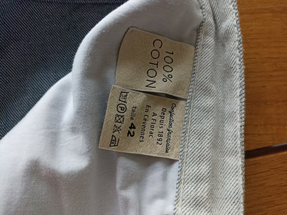 Jean mom taille haute blanc - Marthe