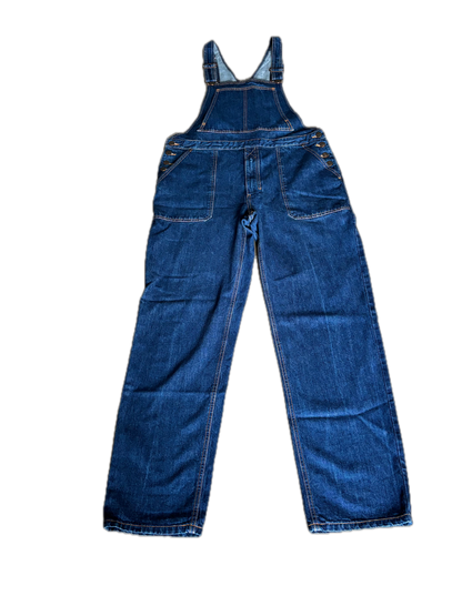 Salopette jean bio indigo naturel - André