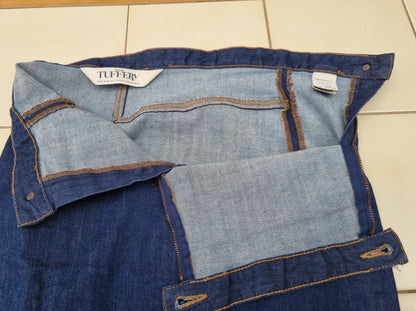 Jupe en jean crayon taille haute Coton Bio - Agathe